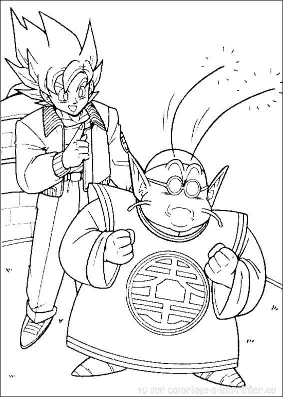 Malvorlage: Dragon Ball Z (Karikaturen) #38830 - Kostenlose Malvorlagen zum Ausdrucken