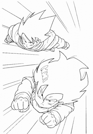 Malvorlage: Dragon Ball Z (Karikaturen) #38842 - Kostenlose Malvorlagen zum Ausdrucken