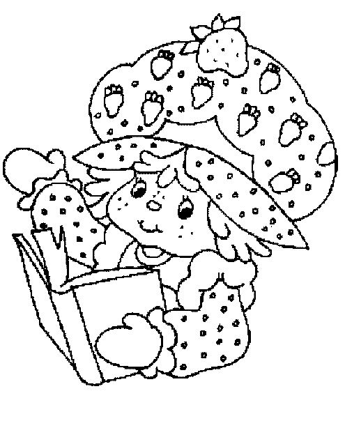 Malvorlage: Erdbeer-Shortcake / Erdbeere (Karikaturen) #35523 - Kostenlose Malvorlagen zum Ausdrucken