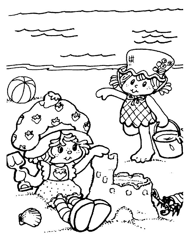 Malvorlage: Erdbeer-Shortcake / Erdbeere (Karikaturen) #35545 - Kostenlose Malvorlagen zum Ausdrucken