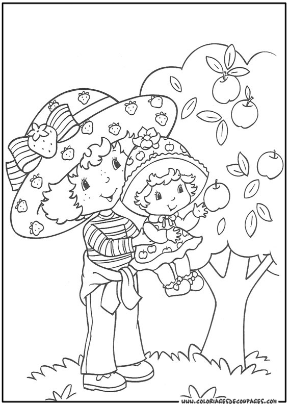 Malvorlage: Erdbeer-Shortcake / Erdbeere (Karikaturen) #35552 - Kostenlose Malvorlagen zum Ausdrucken