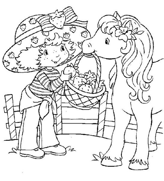 Malvorlage: Erdbeer-Shortcake / Erdbeere (Karikaturen) #35585 - Kostenlose Malvorlagen zum Ausdrucken
