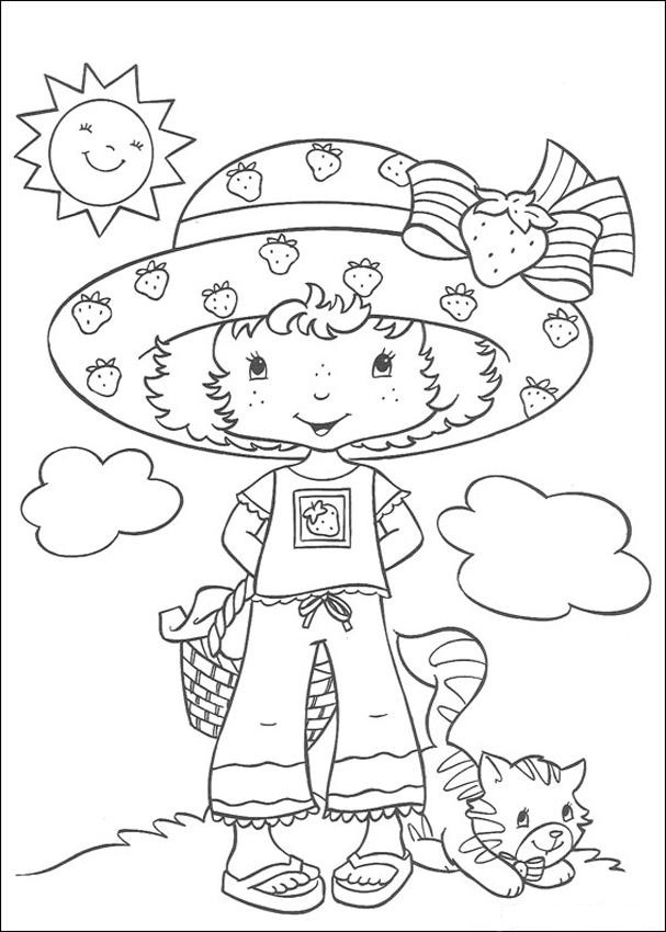 Malvorlage: Erdbeer-Shortcake / Erdbeere (Karikaturen) #35590 - Kostenlose Malvorlagen zum Ausdrucken