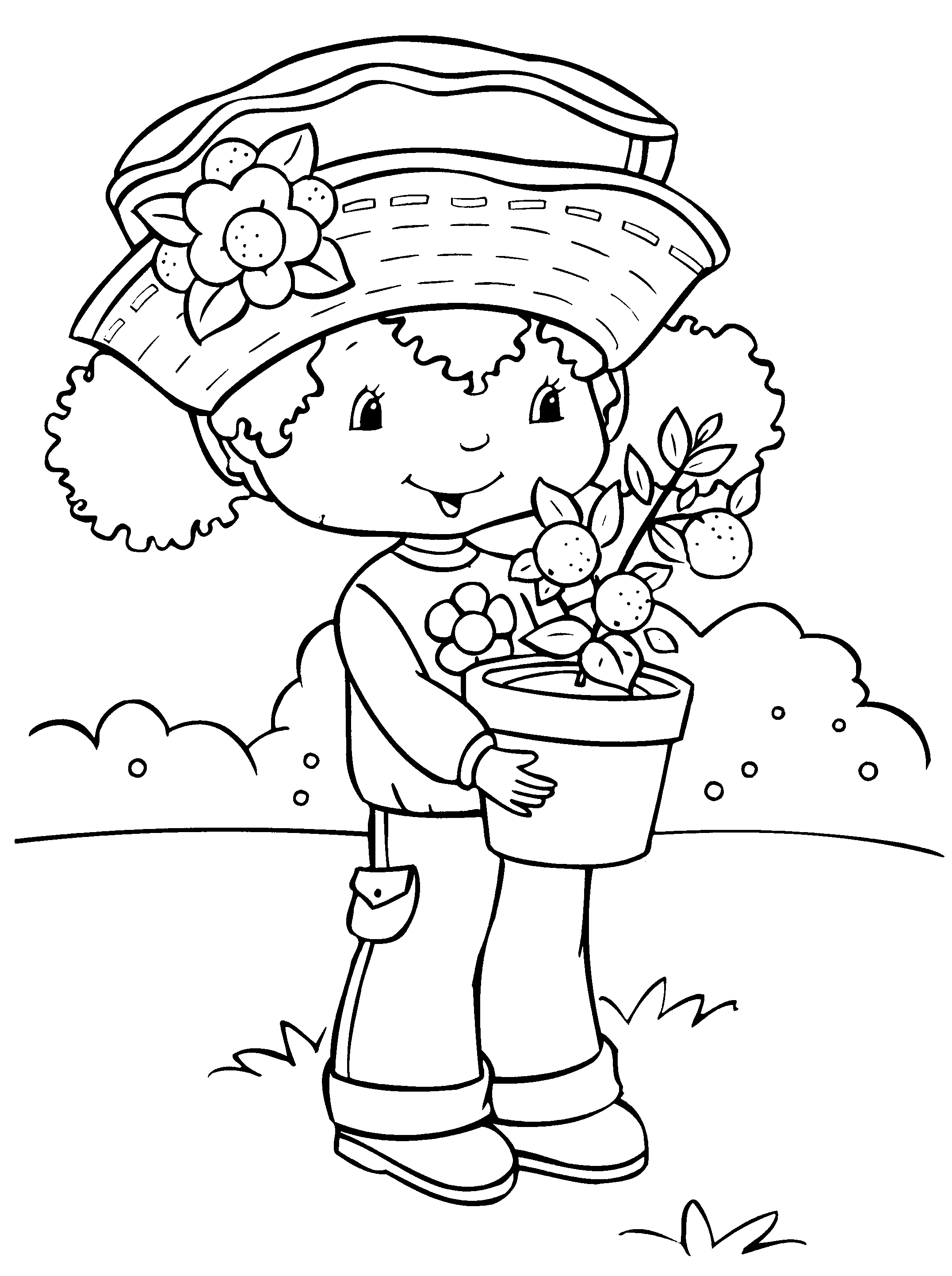 Malvorlage: Erdbeer-Shortcake / Erdbeere (Karikaturen) #35609 - Kostenlose Malvorlagen zum Ausdrucken