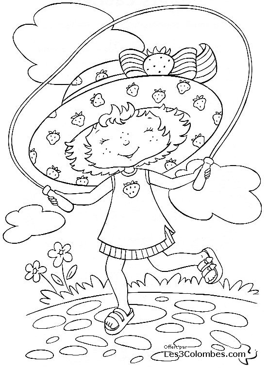 Malvorlage: Erdbeer-Shortcake / Erdbeere (Karikaturen) #35634 - Kostenlose Malvorlagen zum Ausdrucken