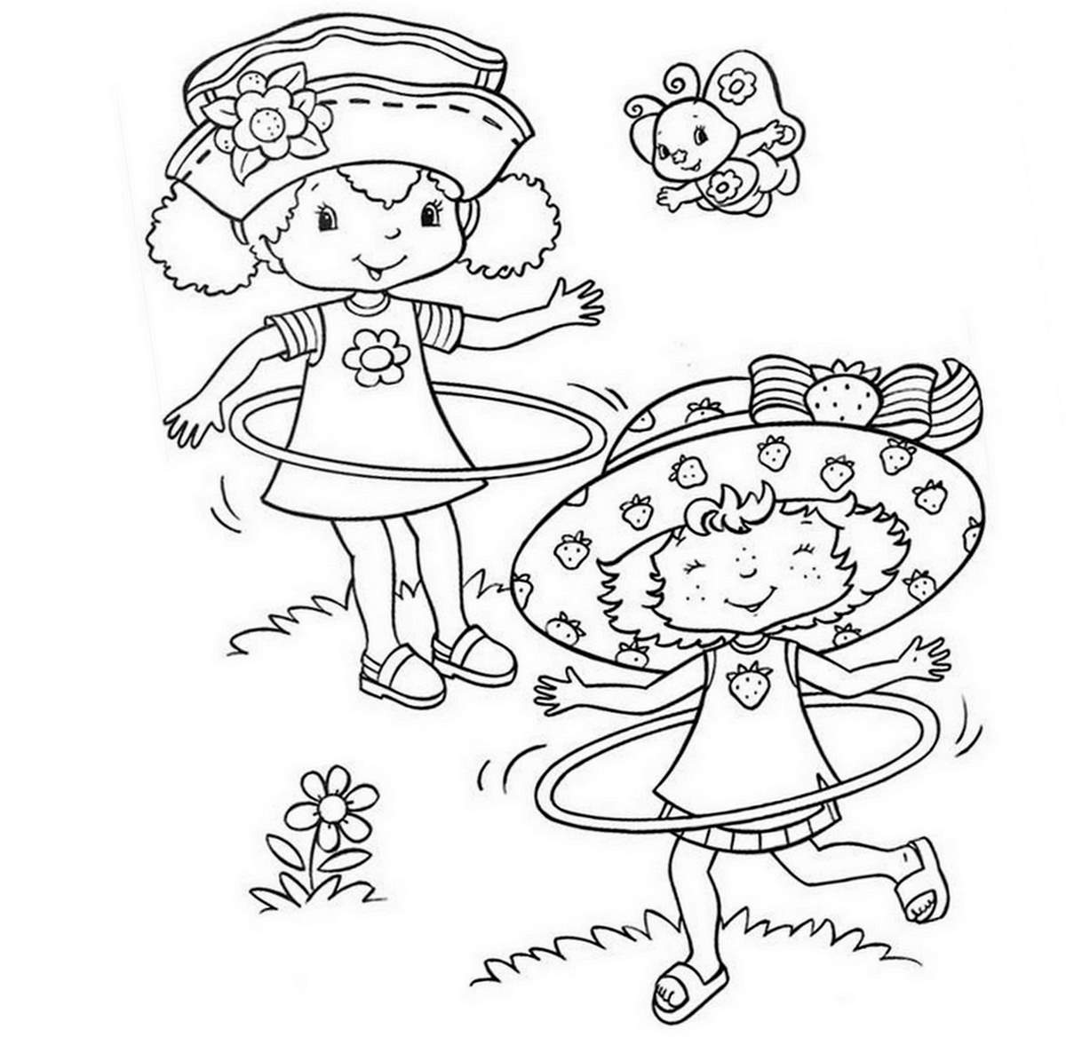 Malvorlage: Erdbeer-Shortcake / Erdbeere (Karikaturen) #35651 - Kostenlose Malvorlagen zum Ausdrucken