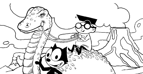Malvorlage: Felix die Katze (Karikaturen) #47853 - Kostenlose Malvorlagen zum Ausdrucken