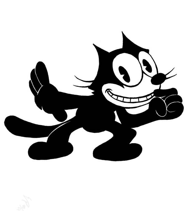 Malvorlage: Felix die Katze (Karikaturen) #47861 - Kostenlose Malvorlagen zum Ausdrucken