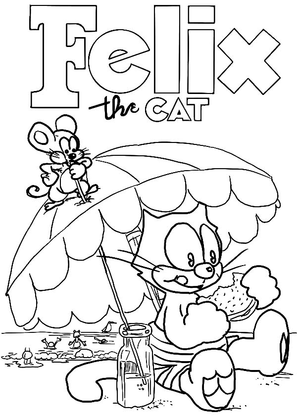 Malvorlage: Felix die Katze (Karikaturen) #47862 - Kostenlose Malvorlagen zum Ausdrucken