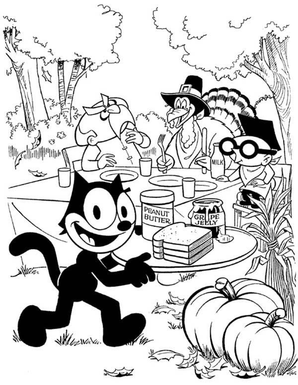 Malvorlage: Felix die Katze (Karikaturen) #47863 - Kostenlose Malvorlagen zum Ausdrucken
