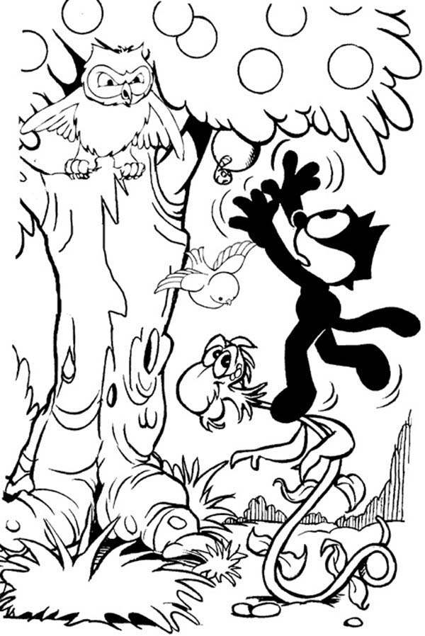 Malvorlage: Felix die Katze (Karikaturen) #47864 - Kostenlose Malvorlagen zum Ausdrucken