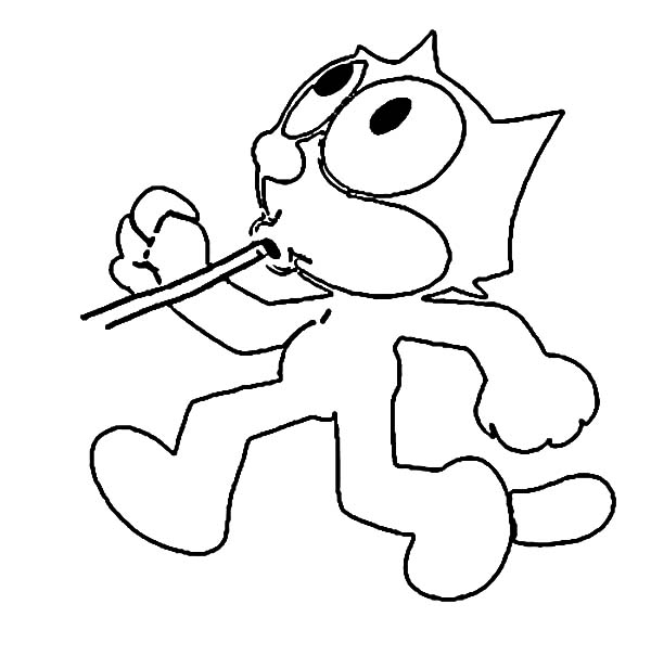 Malvorlage: Felix die Katze (Karikaturen) #47878 - Kostenlose Malvorlagen zum Ausdrucken