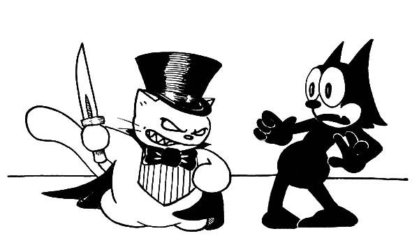 Malvorlage: Felix die Katze (Karikaturen) #47883 - Kostenlose Malvorlagen zum Ausdrucken