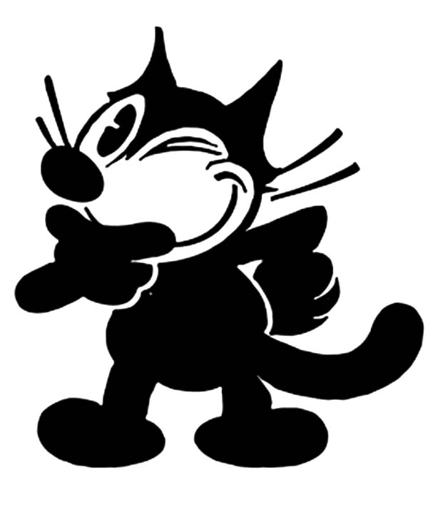 Malvorlage: Felix die Katze (Karikaturen) #47897 - Kostenlose Malvorlagen zum Ausdrucken