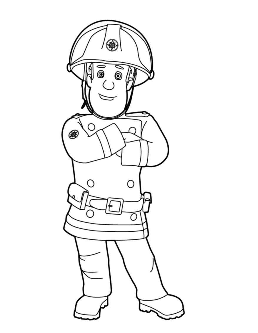 Malvorlage: Feuerwehrmann Sam (Karikaturen) #39770 - Kostenlose Malvorlagen zum Ausdrucken