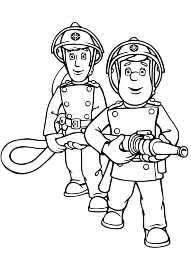 Malvorlage: Feuerwehrmann Sam (Karikaturen) #39774 - Kostenlose Malvorlagen zum Ausdrucken