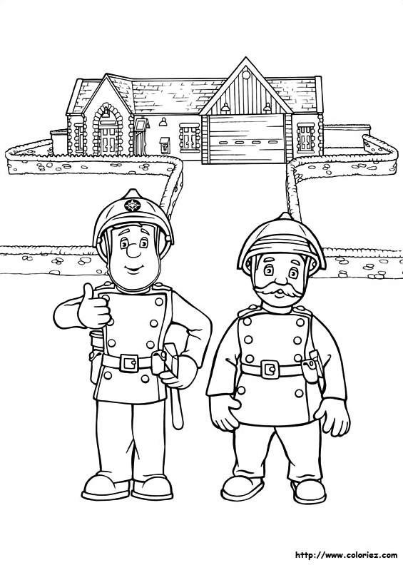 Malvorlage: Feuerwehrmann Sam (Karikaturen) #39787 - Kostenlose Malvorlagen zum Ausdrucken