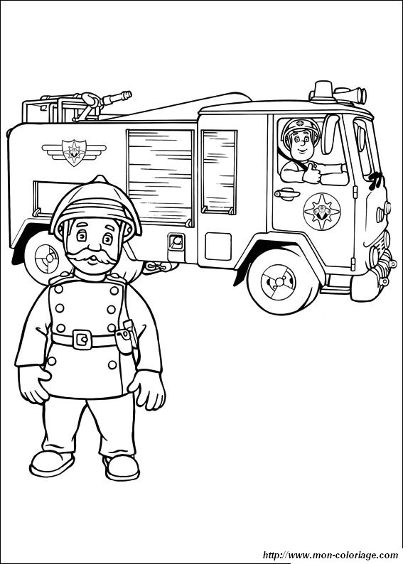 Malvorlage: Feuerwehrmann Sam (Karikaturen) #39822 - Kostenlose Malvorlagen zum Ausdrucken
