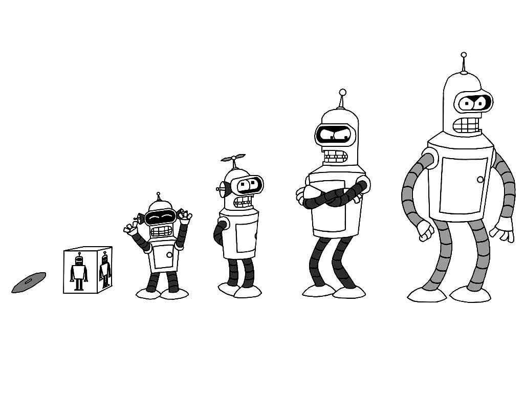Malvorlage: Futurama (Karikaturen) #48370 - Kostenlose Malvorlagen zum Ausdrucken