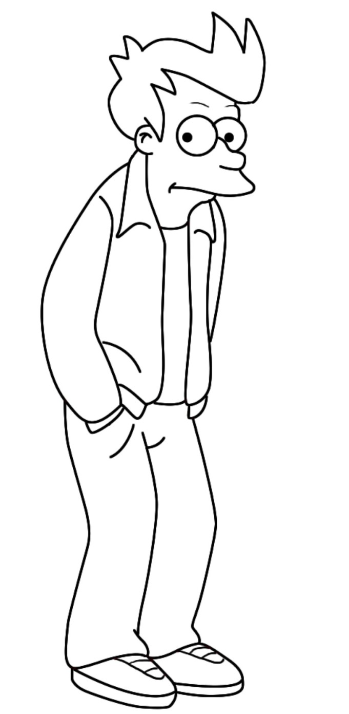 Malvorlage: Futurama (Karikaturen) #48376 - Kostenlose Malvorlagen zum Ausdrucken