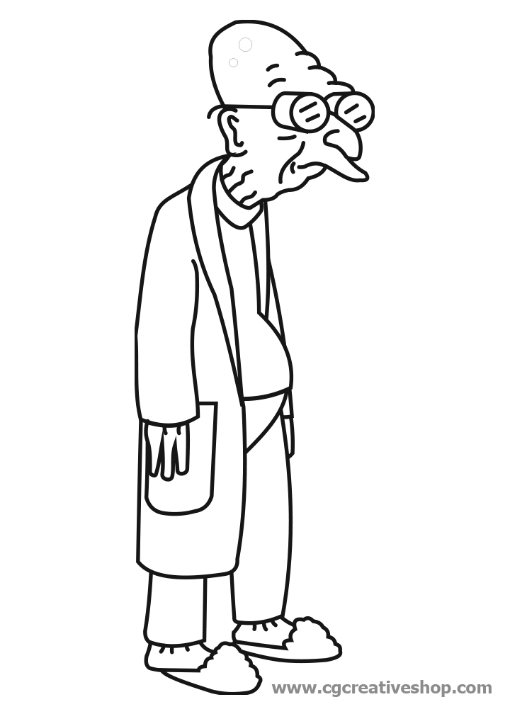 Malvorlage: Futurama (Karikaturen) #48409 - Kostenlose Malvorlagen zum Ausdrucken