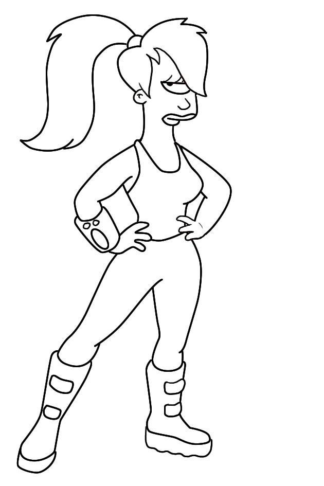 Malvorlage: Futurama (Karikaturen) #48415 - Kostenlose Malvorlagen zum Ausdrucken
