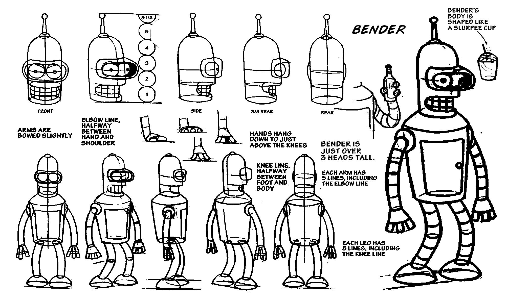 Malvorlage: Futurama (Karikaturen) #48460 - Kostenlose Malvorlagen zum Ausdrucken
