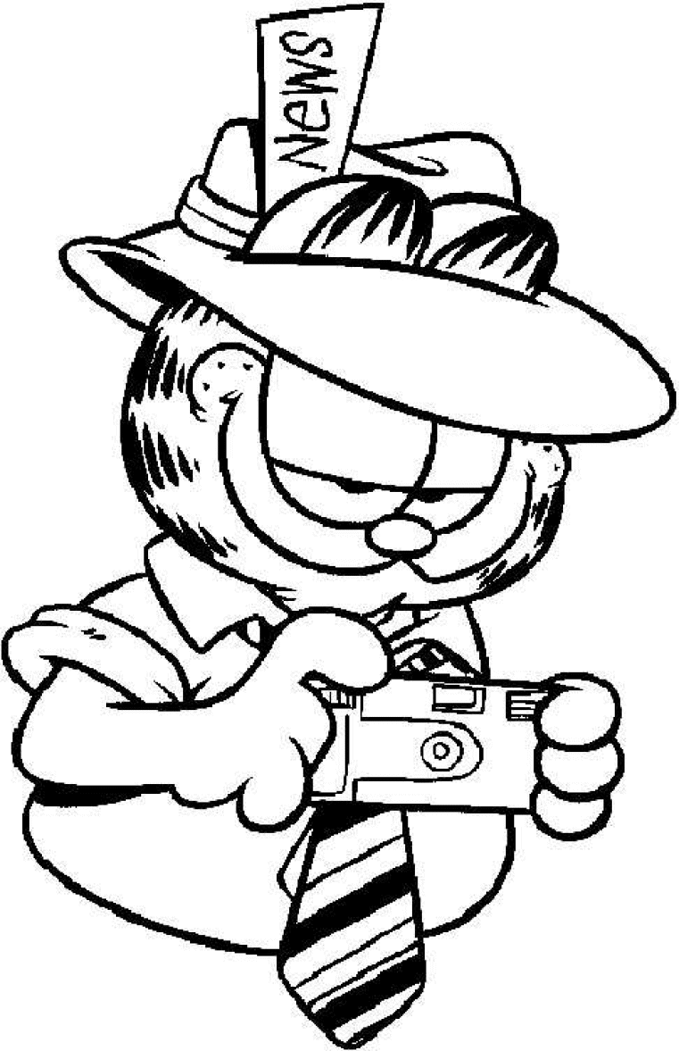 Malvorlage: Garfield (Karikaturen) #26118 - Kostenlose Malvorlagen zum Ausdrucken