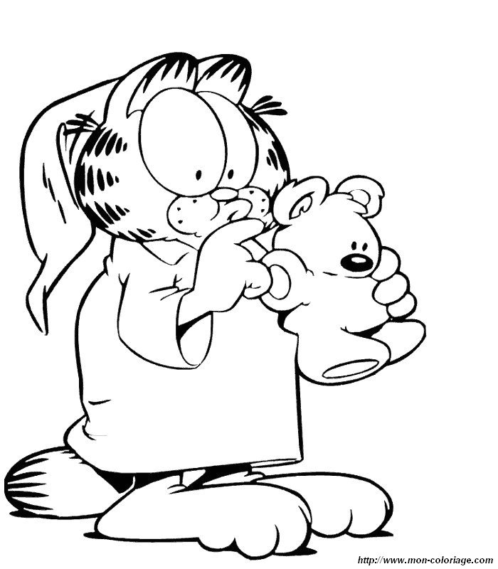 Malvorlage: Garfield (Karikaturen) #26150 - Kostenlose Malvorlagen zum Ausdrucken