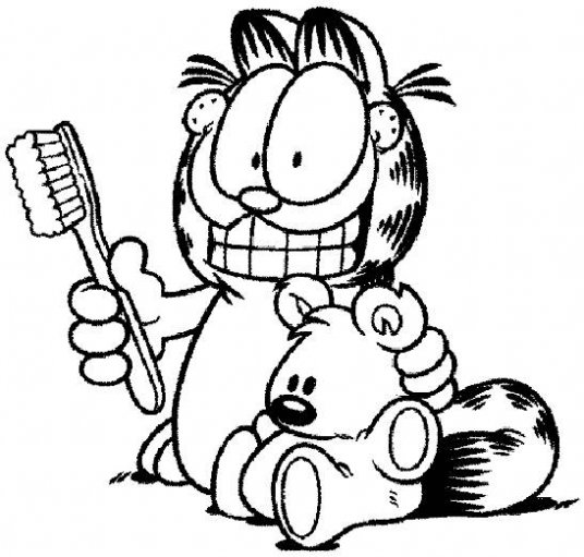 Malvorlage: Garfield (Karikaturen) #26156 - Kostenlose Malvorlagen zum Ausdrucken