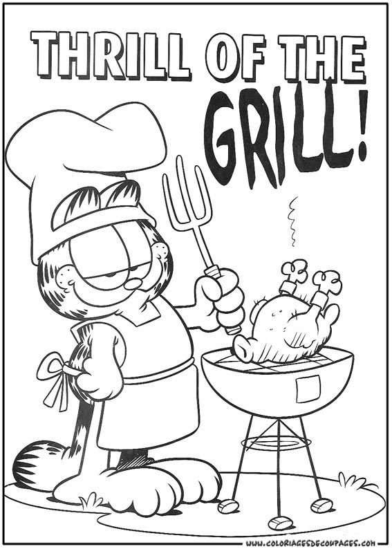 Malvorlage: Garfield (Karikaturen) #26158 - Kostenlose Malvorlagen zum Ausdrucken