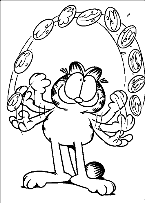 Malvorlage: Garfield (Karikaturen) #26163 - Kostenlose Malvorlagen zum Ausdrucken
