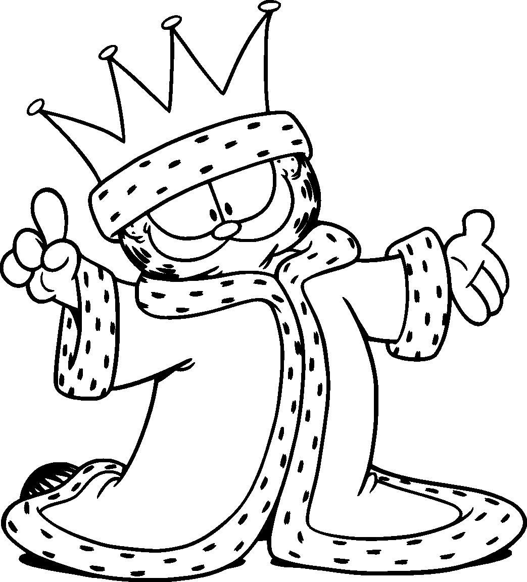 Malvorlage: Garfield (Karikaturen) #26164 - Kostenlose Malvorlagen zum Ausdrucken