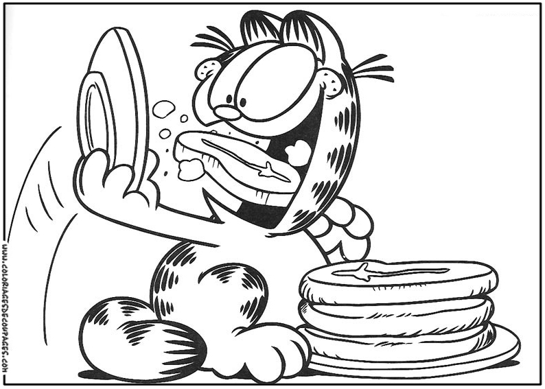 Malvorlage: Garfield (Karikaturen) #26207 - Kostenlose Malvorlagen zum Ausdrucken