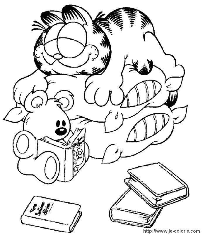 Malvorlage: Garfield (Karikaturen) #26213 - Kostenlose Malvorlagen zum Ausdrucken