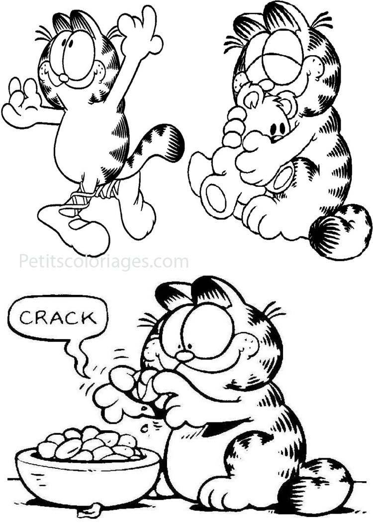 Malvorlage: Garfield (Karikaturen) #26222 - Kostenlose Malvorlagen zum Ausdrucken