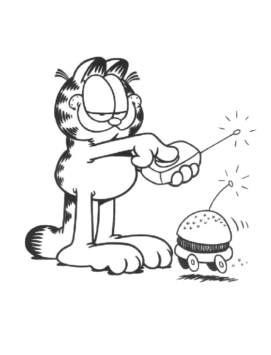 Malvorlage: Garfield (Karikaturen) #26224 - Kostenlose Malvorlagen zum Ausdrucken