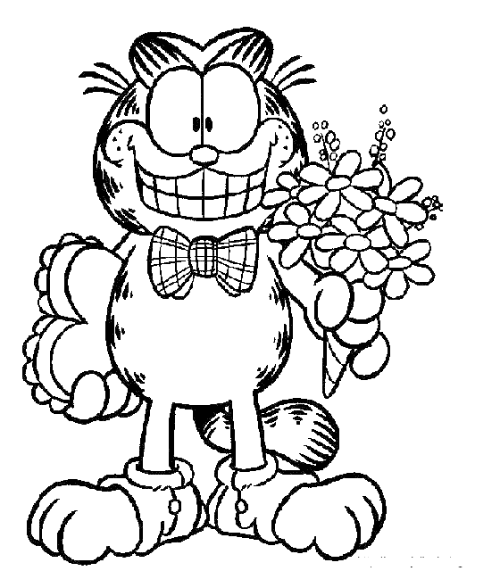 Malvorlage: Garfield (Karikaturen) #26228 - Kostenlose Malvorlagen zum Ausdrucken