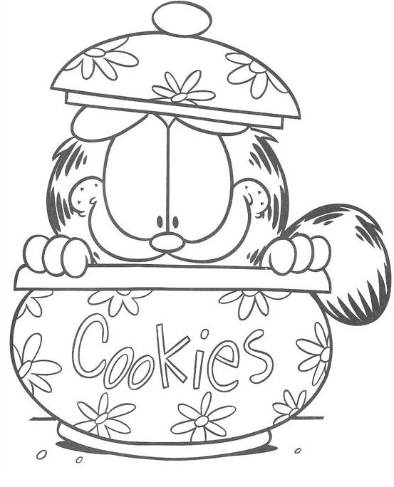 Malvorlage: Garfield (Karikaturen) #26231 - Kostenlose Malvorlagen zum Ausdrucken