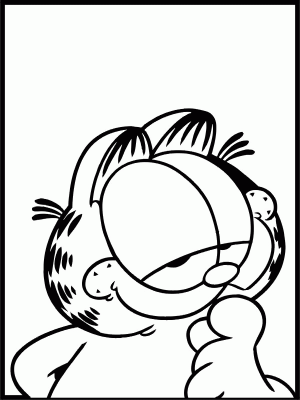 Malvorlage: Garfield (Karikaturen) #26245 - Kostenlose Malvorlagen zum Ausdrucken