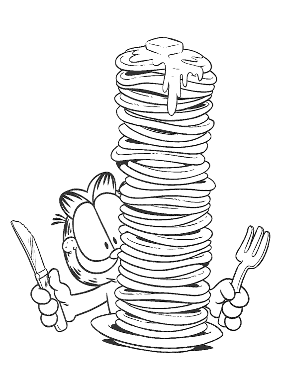 Malvorlage: Garfield (Karikaturen) #26246 - Kostenlose Malvorlagen zum Ausdrucken