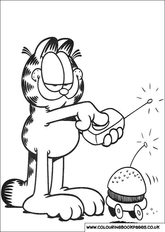 Malvorlage: Garfield (Karikaturen) #26263 - Kostenlose Malvorlagen zum Ausdrucken
