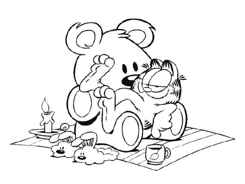 Malvorlage: Garfield (Karikaturen) #26287 - Kostenlose Malvorlagen zum Ausdrucken