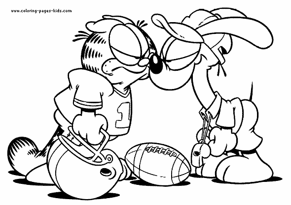 Malvorlage: Garfield (Karikaturen) #26290 - Kostenlose Malvorlagen zum Ausdrucken
