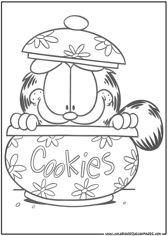 Malvorlage: Garfield (Karikaturen) #26297 - Kostenlose Malvorlagen zum Ausdrucken