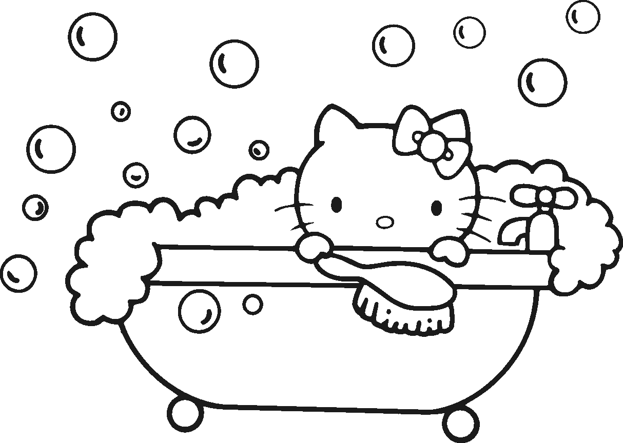 Malvorlage: Hallo Kitty (Karikaturen) #36730 - Kostenlose Malvorlagen zum Ausdrucken