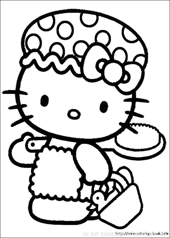 Malvorlage: Hallo Kitty (Karikaturen) #36732 - Kostenlose Malvorlagen zum Ausdrucken