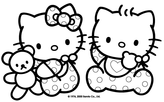 Malvorlage: Hallo Kitty (Karikaturen) #36739 - Kostenlose Malvorlagen zum Ausdrucken