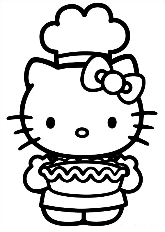 Malvorlage: Hallo Kitty (Karikaturen) #36771 - Kostenlose Malvorlagen zum Ausdrucken