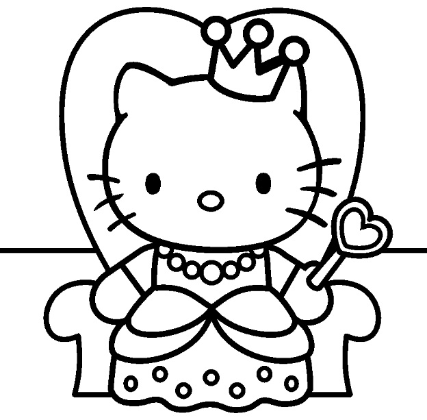 Malvorlage: Hallo Kitty (Karikaturen) #36772 - Kostenlose Malvorlagen zum Ausdrucken